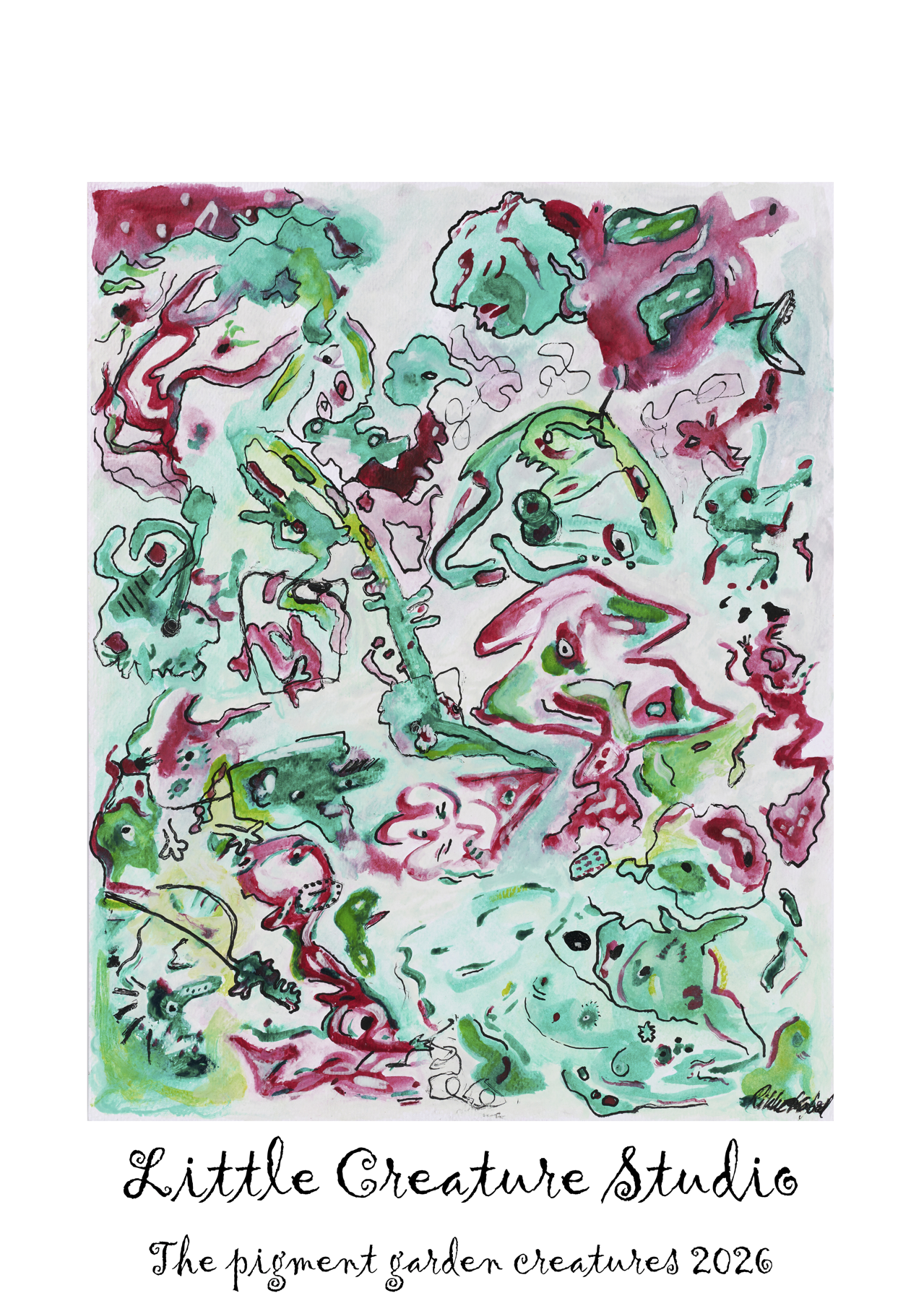 the pigment garden creatures